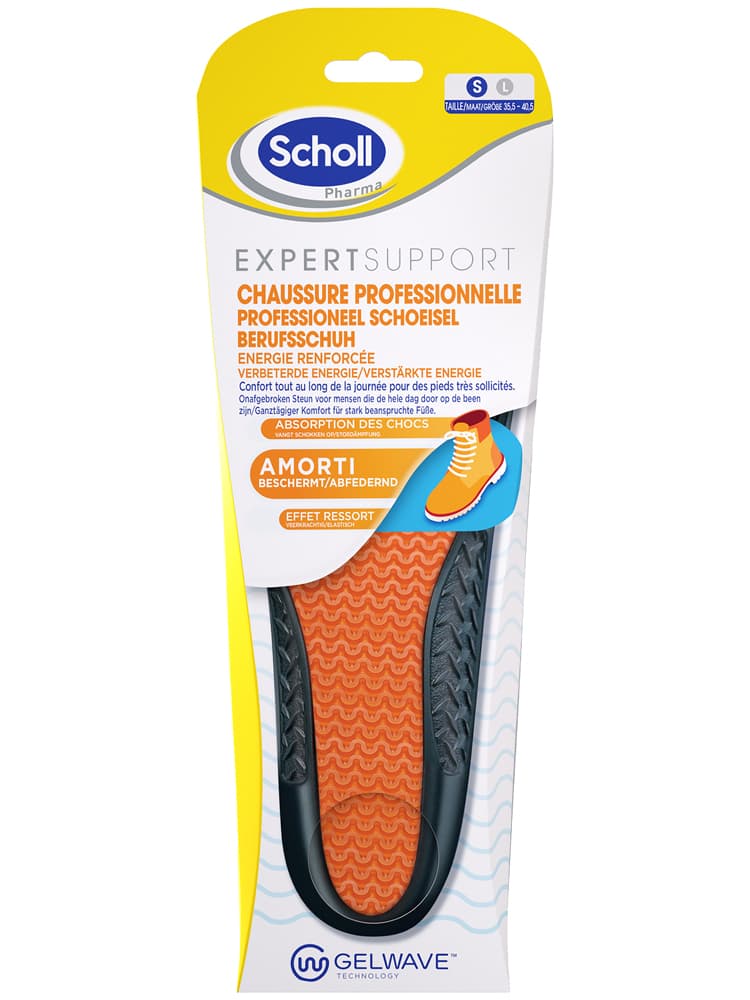 Scholl ExpertSupport Chaussure Professionnelle Semelles 1 Paire - Taille : S (35,5-40,5)